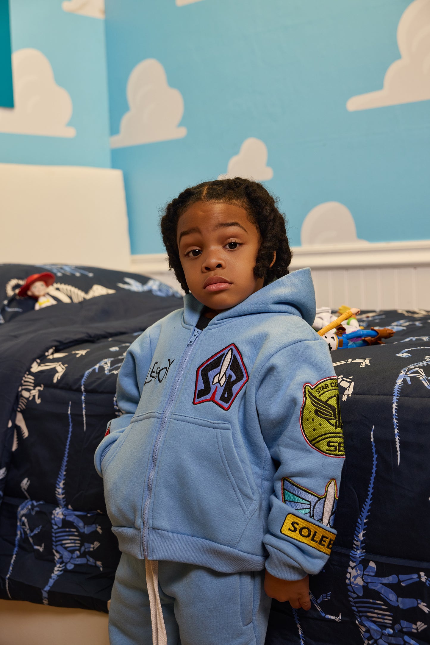 Galaxy Cadet Zip-Up (Sky)