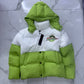White/ Green Puffer