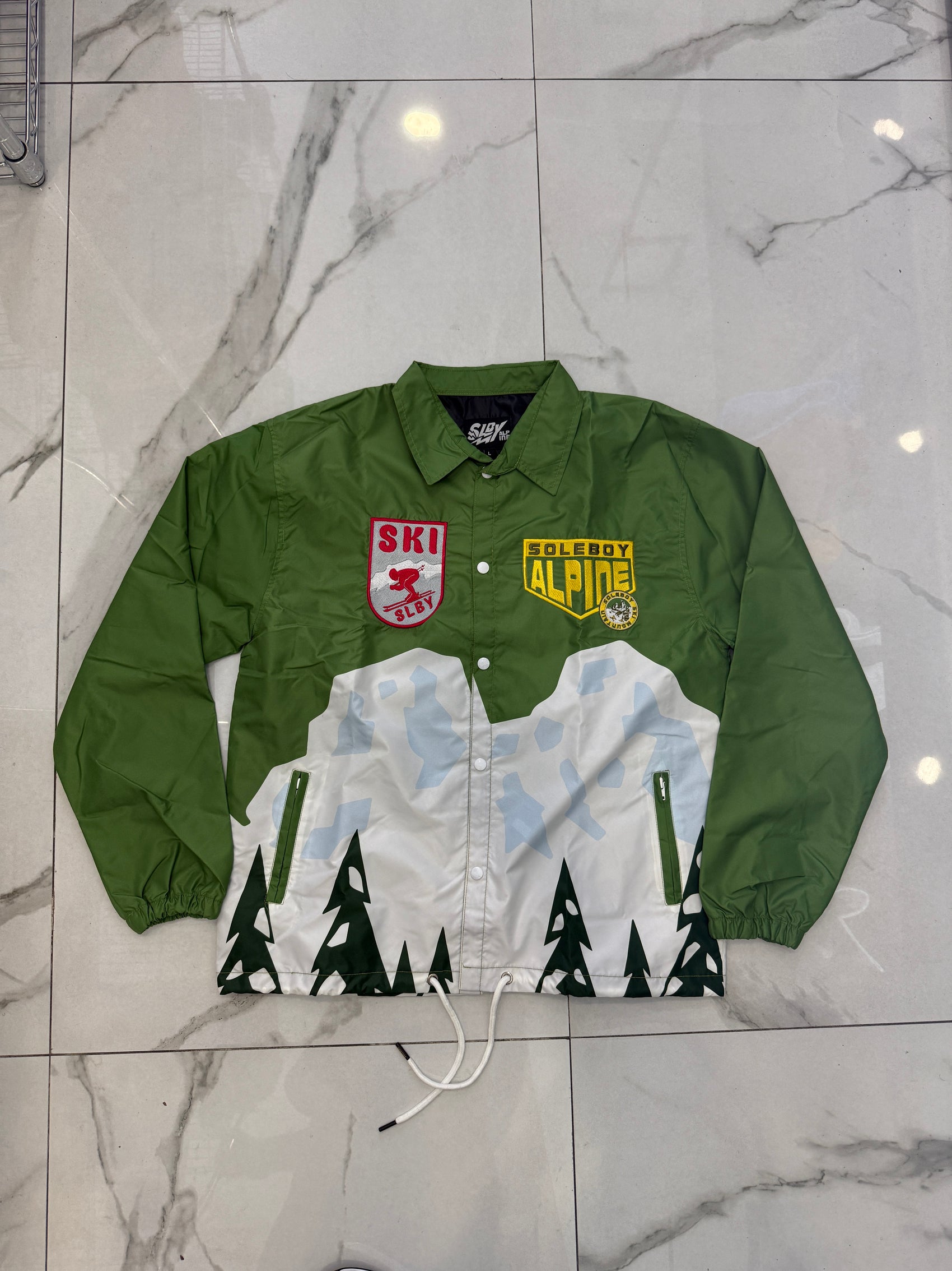 OLIVE COACH JACKET