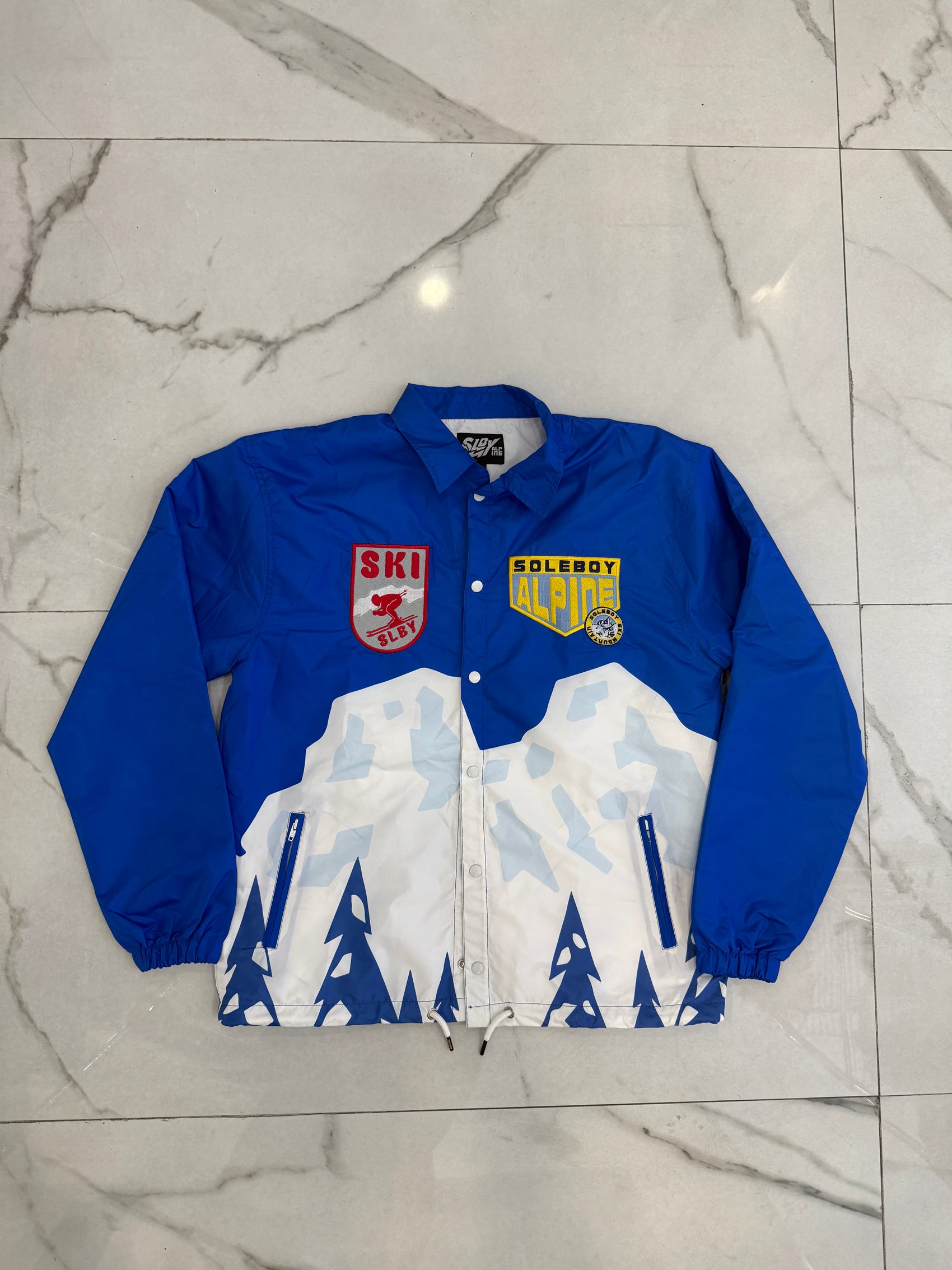 ALPINE COACH JACKET (BLUE)