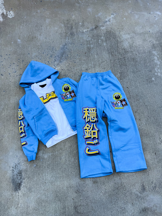 Tokyo Nights Sweatpants (Sky)