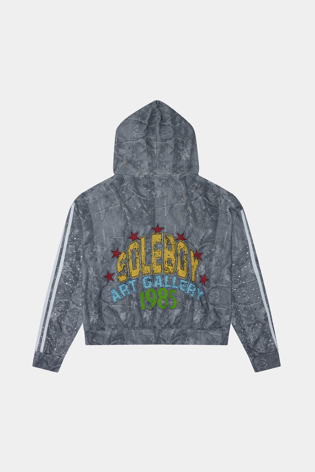 Concrete Camo Tree Zip-Up