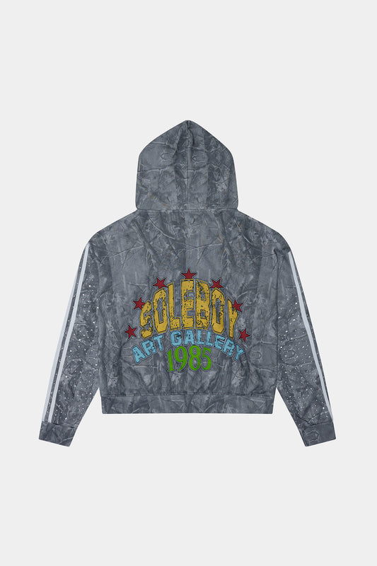 Concrete Camo Tree Zip-Up