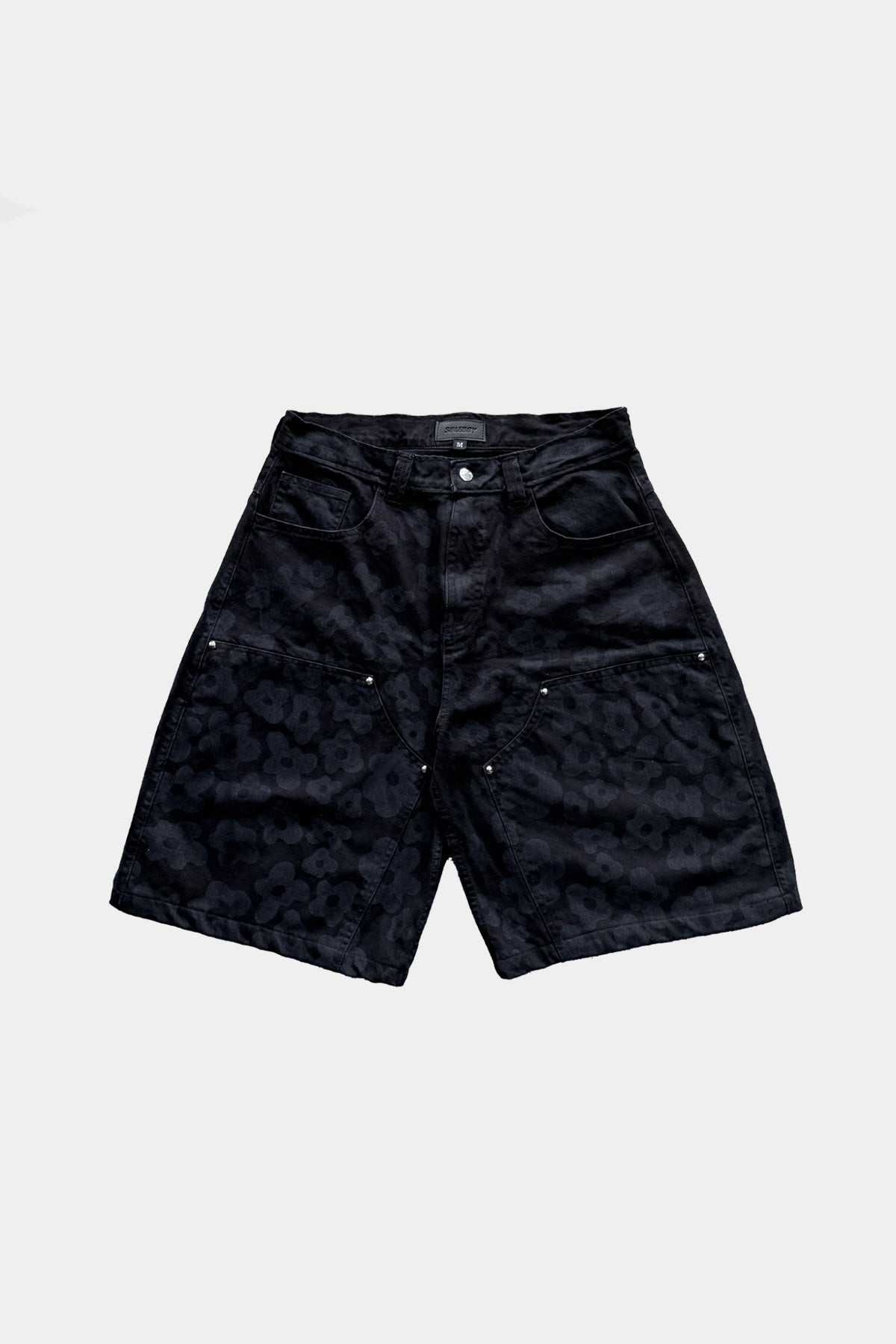 Flora Carpenter Jorts (Black)