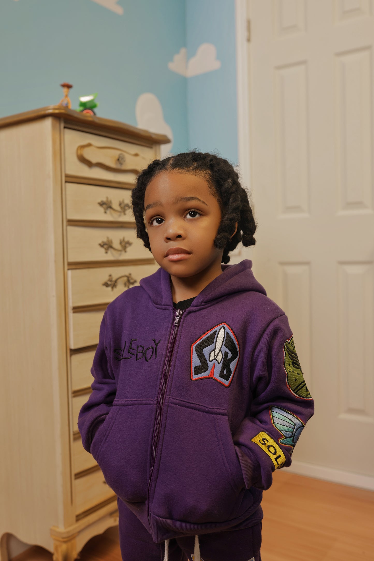 Galaxy Cadet Zip-Up (Lavender)