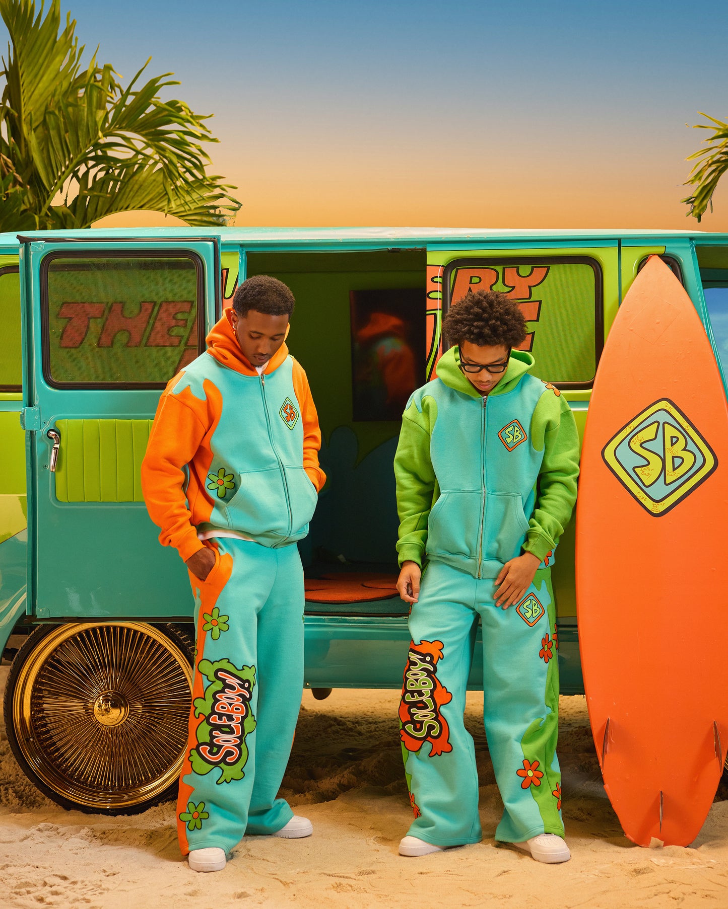 Groovy Mystery Hoodie (Orange)