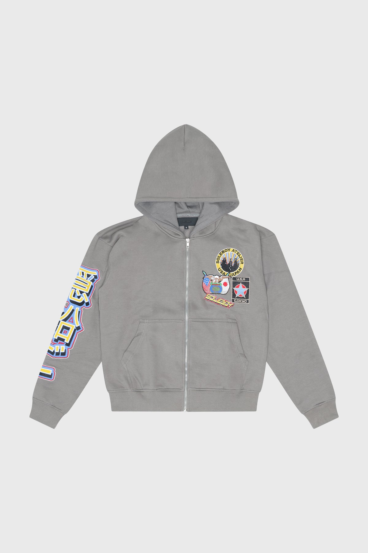 Tokyo Nights Hoodie (GREY)